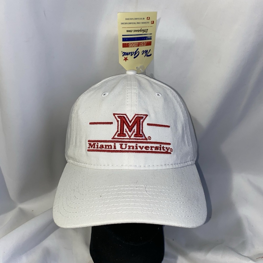 NWT Miami University‎ Redhawks The Game Adjustable Strapback Hat Cap
